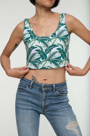 API CROP 3 PACK: in Tutti Fruity / Green Leaf / Forbidden Fruit print - Manners London
