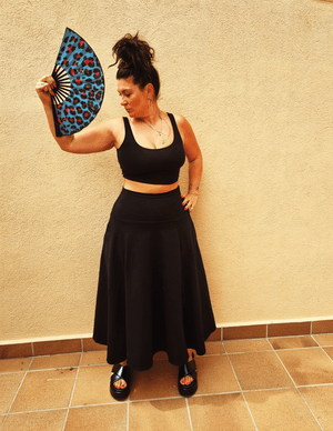 Asri Skirt in Black - Manners London