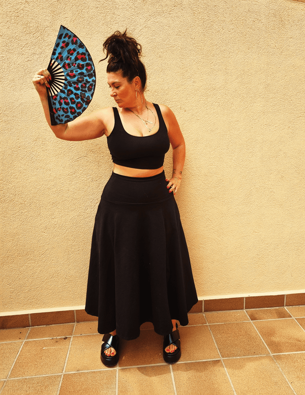 Asri Skirt in Black - Manners London