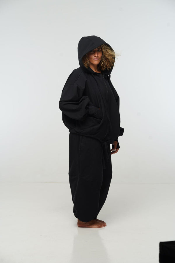 Balloon Trackies in Black - Manners London