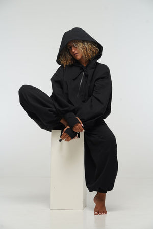 Balloon Trackies in Black - Manners London