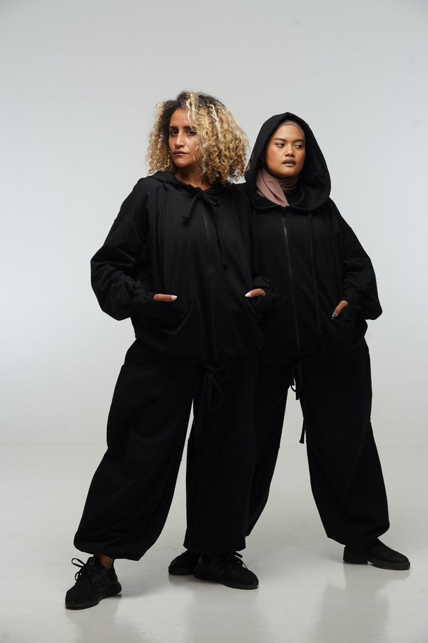 Balloon Trackies in Black - Manners London