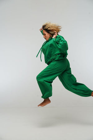 Balloon Trackies in Grass Green - Manners London