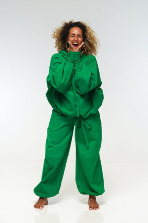 Balloon Trackies in Grass Green - Manners London