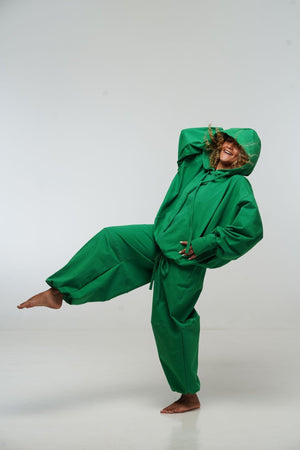 Balloon Trackies in Grass Green - Manners London