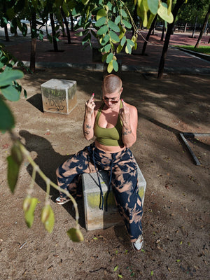 Barrel Trackies in Acid Wash - Manners London