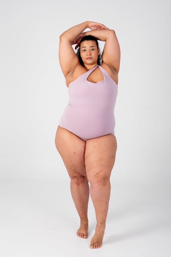 Beela Bodysuit Tall In Violet Ice - Manners London