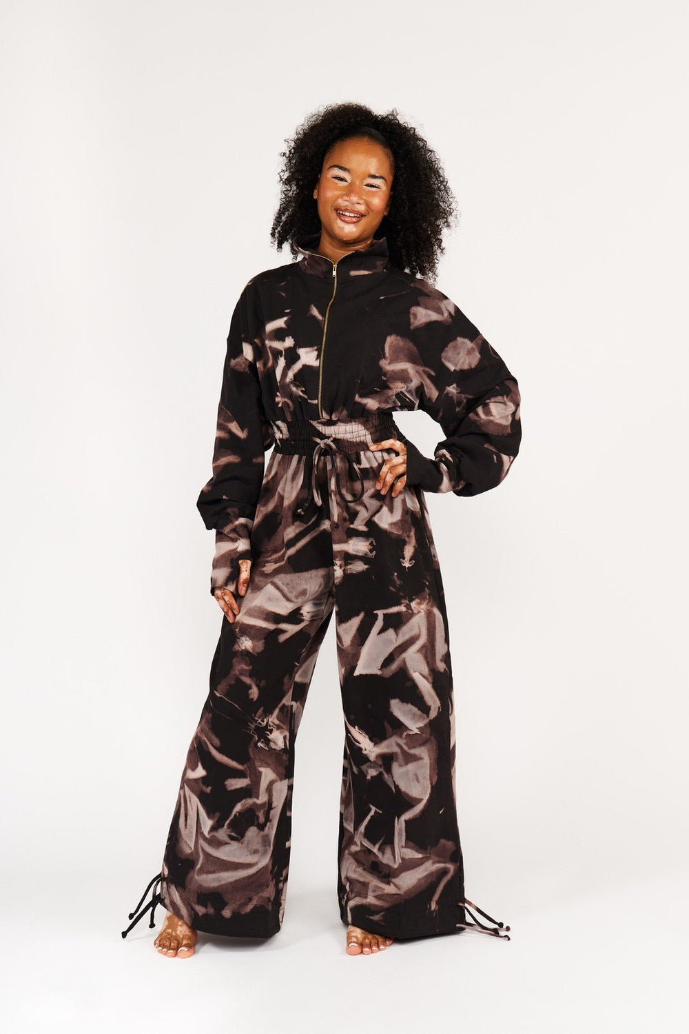 Boiler Suit Petite in Hujan Manis - Manners London