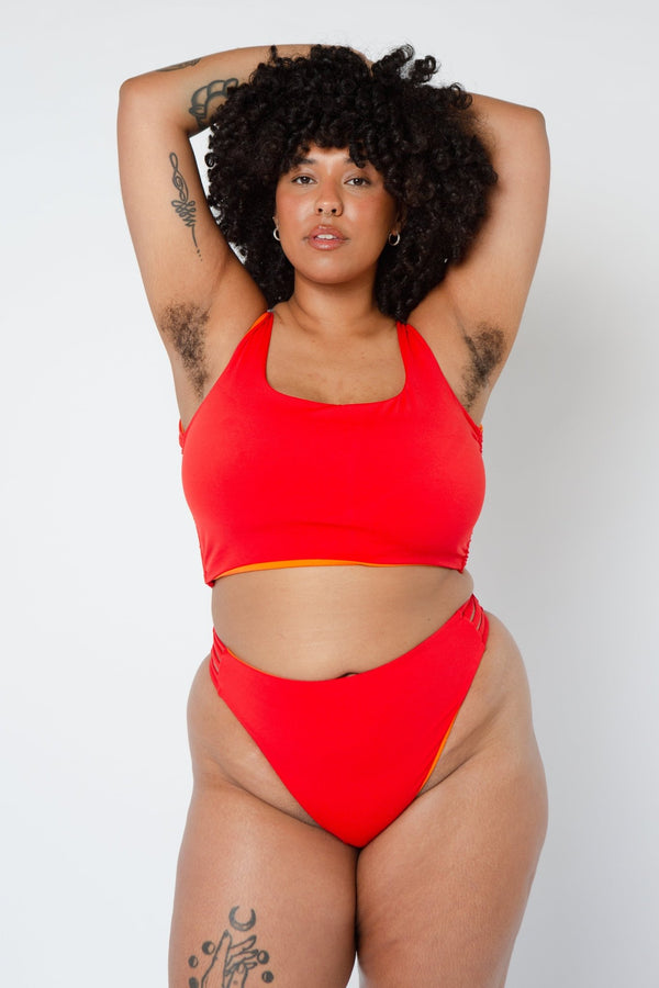 Bum Out Reversible High Waist In All The Fire - Manners London