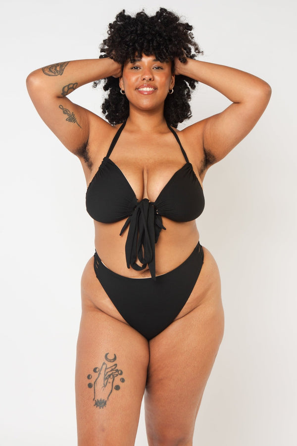 Bum Out Reversible High Waist In Peach Nights - Manners London