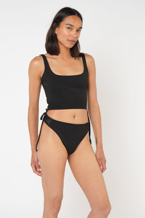 Bum Out Reversible High Waist In Peach Nights - Manners London