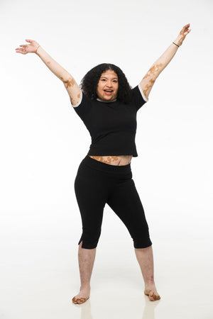 Capri Pants in Black - Manners London