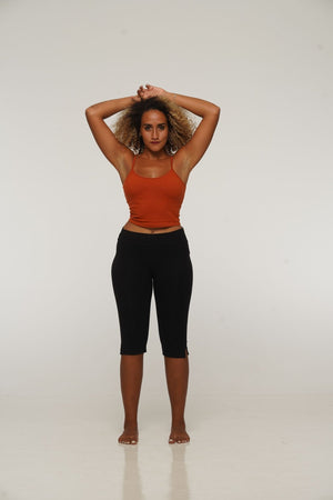 Capri Pants in Black - Manners London