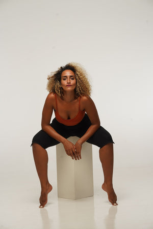 Capri Pants in Black - Manners London