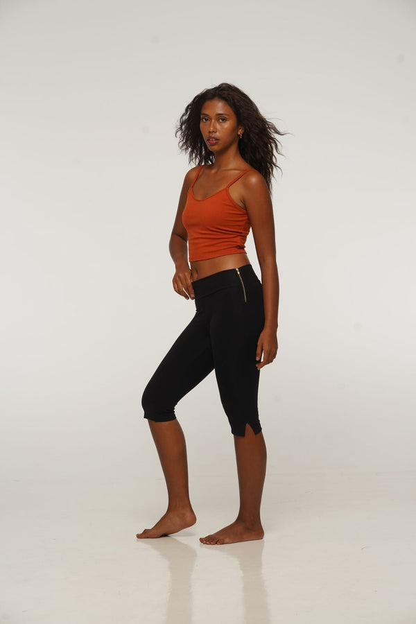 Capri Pants in Black - Manners London