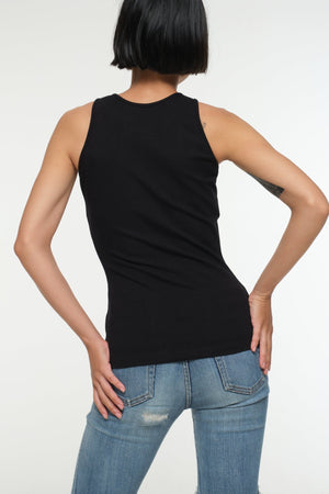 CORE FULL LENGTH 5 PACK: Full Length Vest / Scoop long Vest / EKA Racer long / Iza Vest long / Shinni Neck long in Black - Manners London