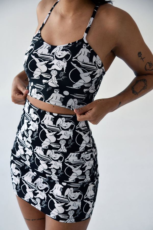 Crop Vest in Libre - Manners London