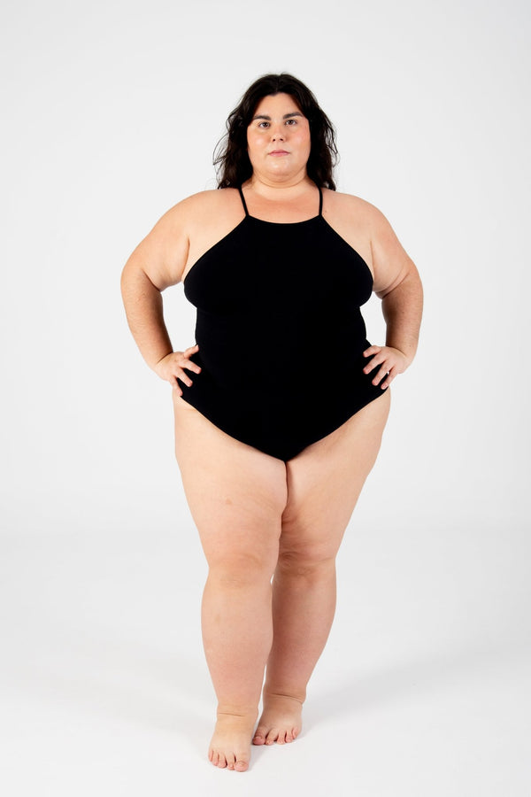 Eka Bodysuit Tall In Black - Manners London