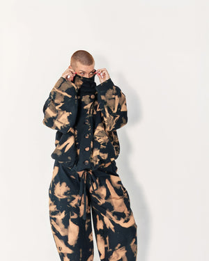Funnel Jacket in Acid Wash - Manners London