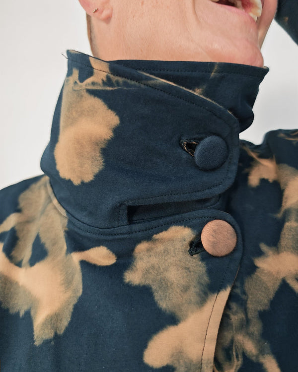 Funnel Jacket in Acid Wash - Manners London