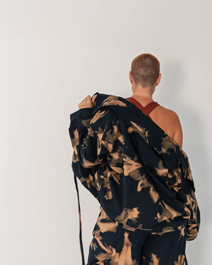 Funnel Jacket in Acid Wash - Manners London