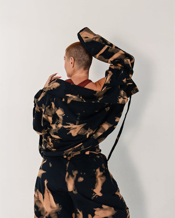 Funnel Jacket in Acid Wash - Manners London
