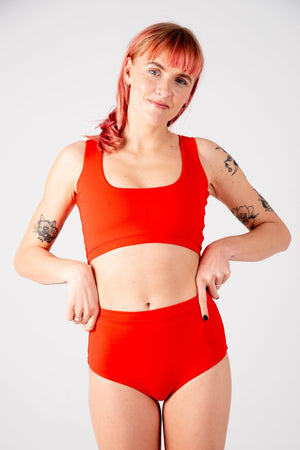 Got - You - Cover Reversible High Waist Regular In All The Fire - Manners London