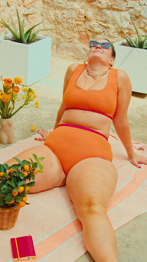 Got - You - Cover Reversible High Waist Regular In All The Fire - Manners London