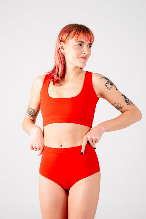 Got - You - Cover Reversible High Waist Regular In All The Fire - Manners London
