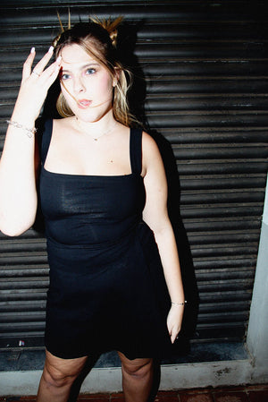 Keja Top Full Length in Black - Manners London