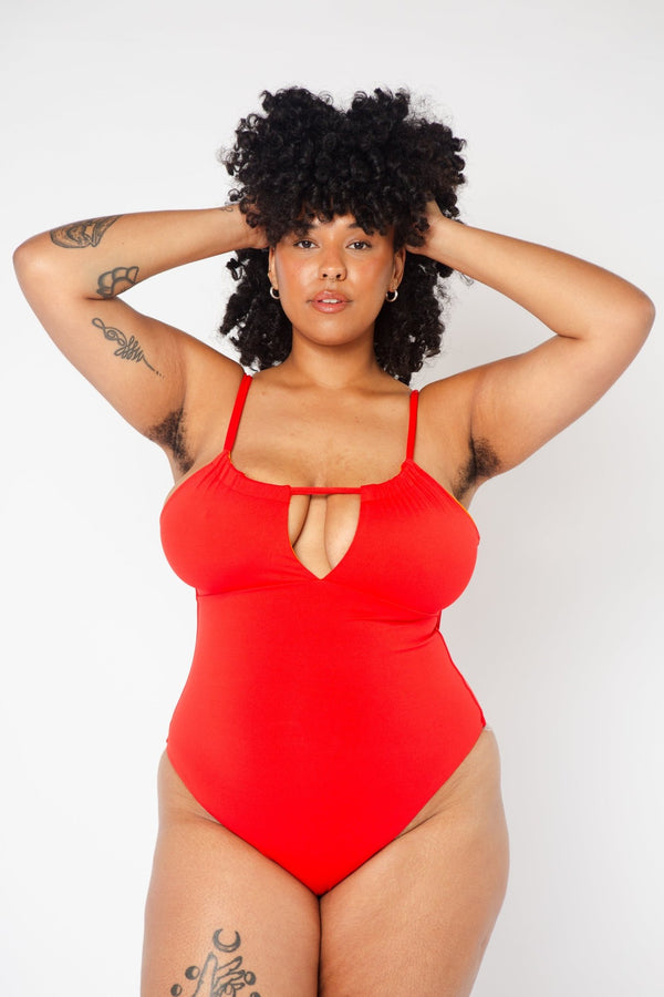 Multi Tie Reversible X - Tall One Piece In All The Fire - Manners London