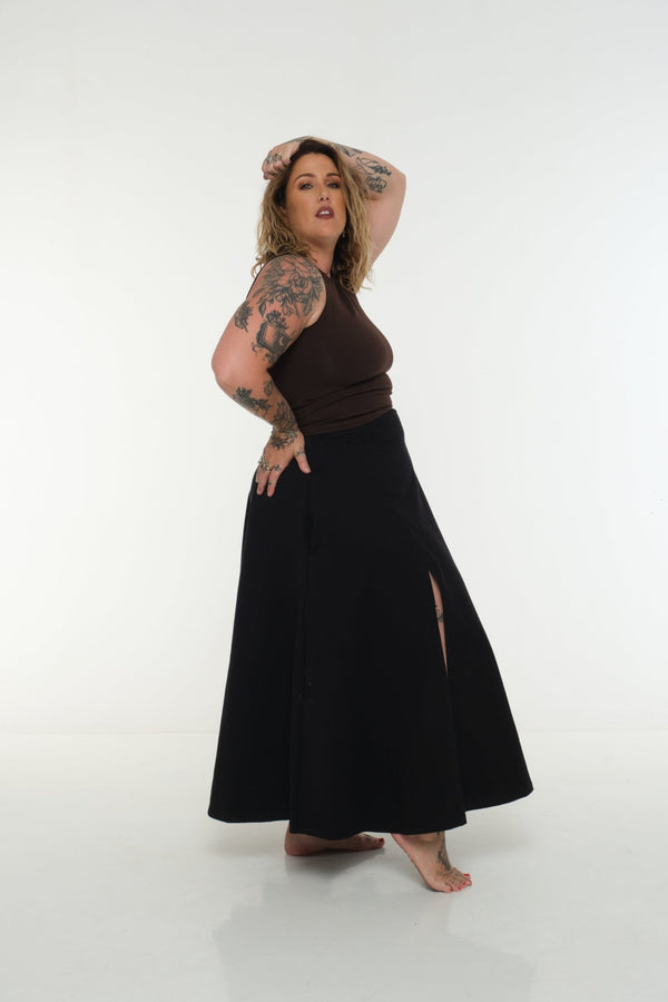 NEW IZA MID CROP 3 PACK in Cafè, Polka dot and Black - Manners London
