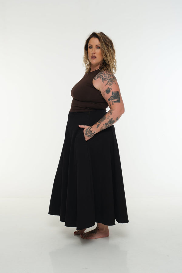 NEW IZA MID CROP 3 PACK in Cafè, Polka dot and Black - Manners London