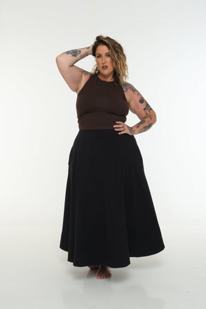 NEW IZA MID CROP 3 PACK in Cafè, Polka dot and Black - Manners London