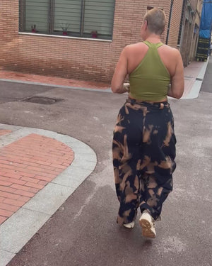 Barrel Trackies in Acid Wash