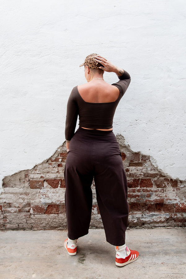 Puff Pants Regular in Cafe - Manners London