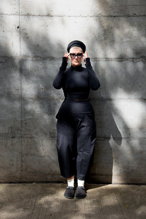 Puff Pants Tall in Black - Manners London