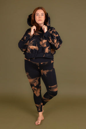 Super High Waist Tib Pant in Acid Wash - Manners London