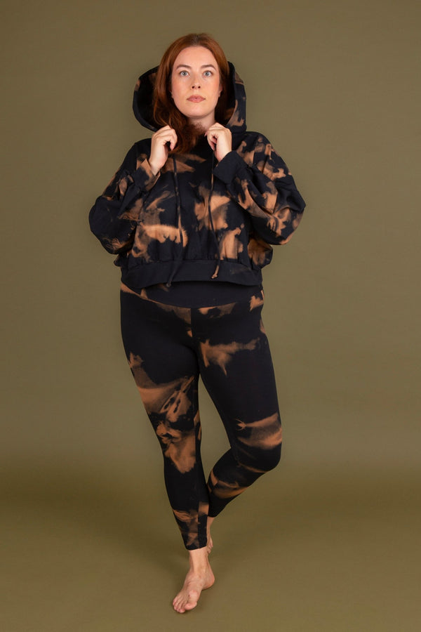 Super High Waist Tib Pant in Acid Wash - Manners London