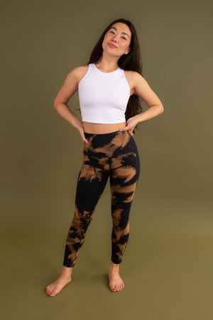 Super High Waist Tib Pant in Acid Wash - Manners London