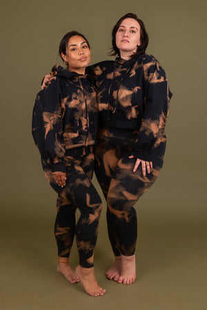 Super High Waist Tib Pant in Acid Wash - Manners London