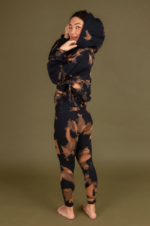Super High Waist Tib Pant Petite in Acid Wash - Manners London