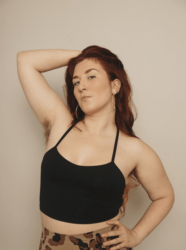 Crop Vest in Black - Manners London